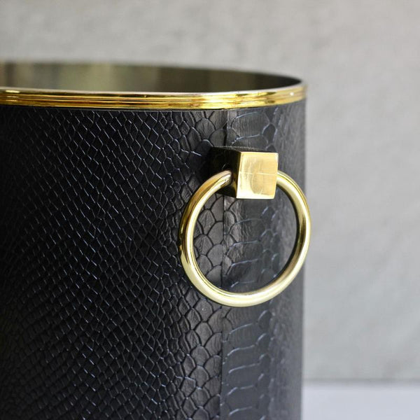 Champagne Bucket With Gold Trimming