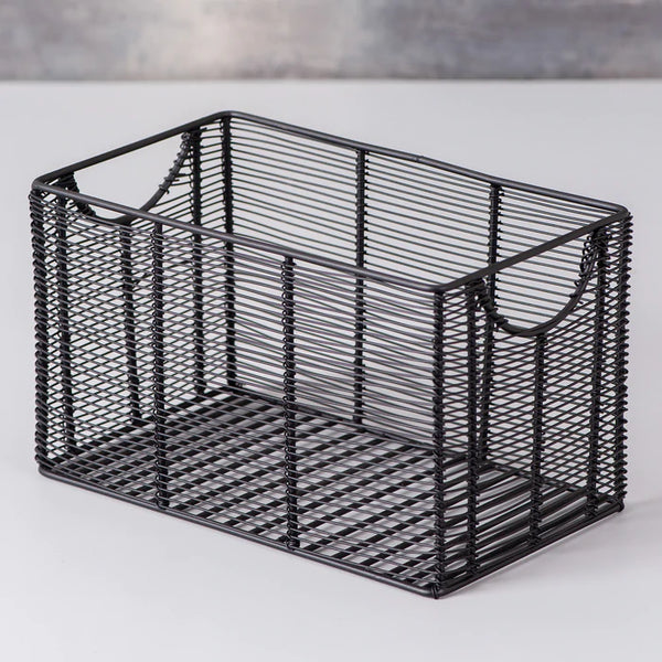 Classic Wired Rectangular Basket