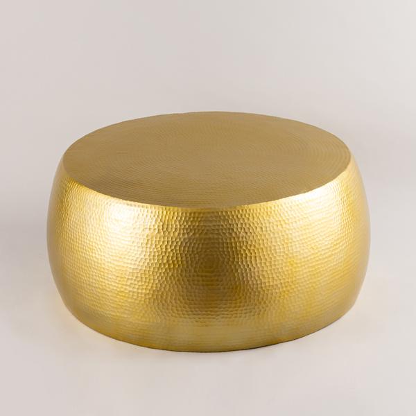 HAMMERED ROYAL GOLD TABLE