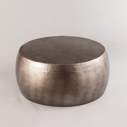 HAMMERED GREY SIDE TABLE