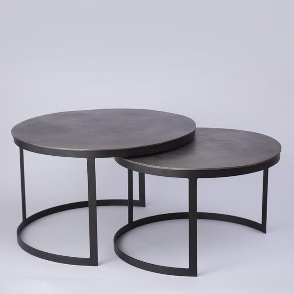 MODISH ALUMINUM SIDE TABLE