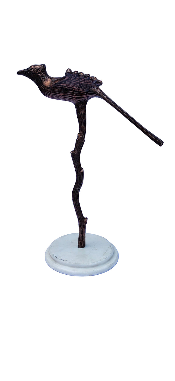 Aluminum Handcrafted Bird Sculpture Showpiece