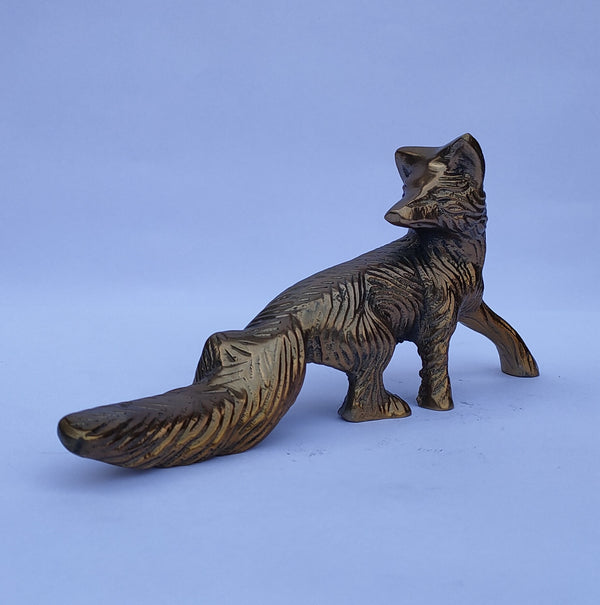 Ready to leap Fox Sculpture