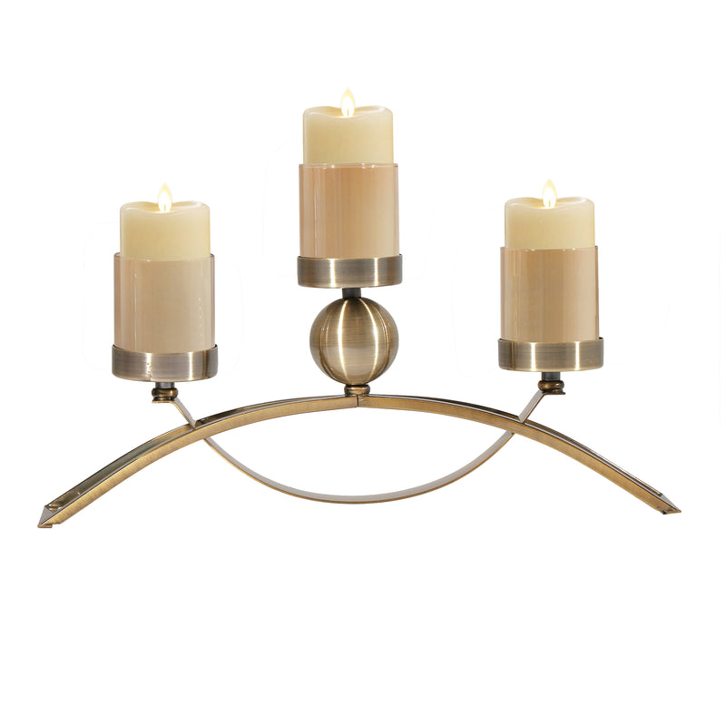 The Three Piece Criss Cross Decorative Candle Stand