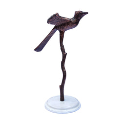Aluminum Handcrafted Bird Sculpture Showpiece