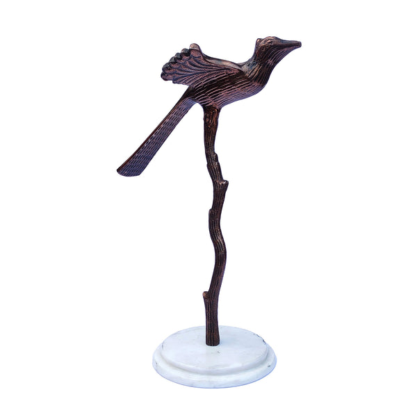 Aluminum Handcrafted Bird Sculpture Showpiece