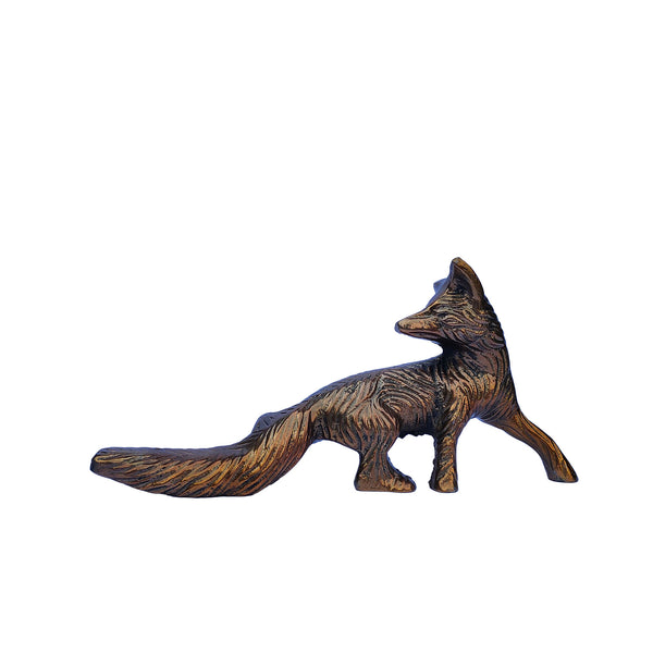 Ready to leap Fox Sculpture