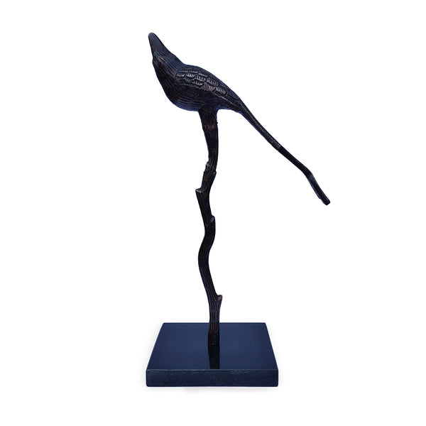 Aluminum Handcrafted Bird Sculpture Showpiece