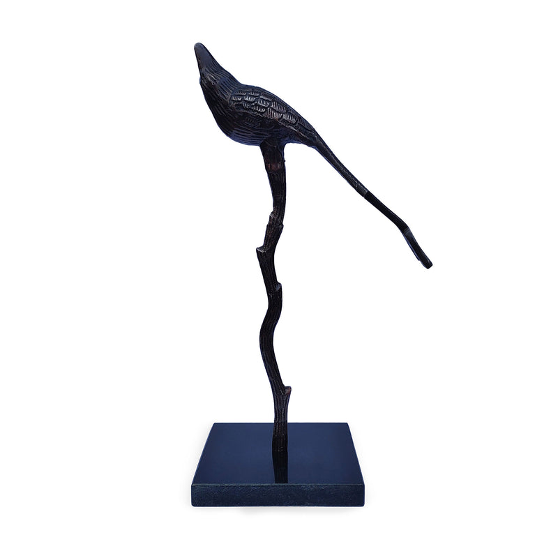 Aluminum Handcrafted Bird Sculpture Showpiece