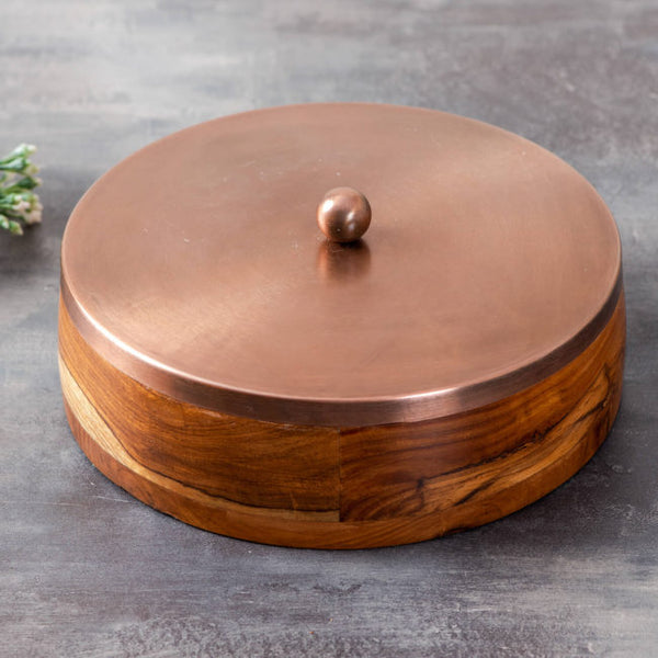 Voguish Masala Box 7 Jar - Copper