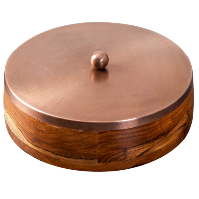 Voguish Masala Box 7 Jar - Copper