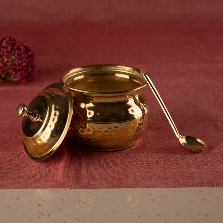 Brass Ghee Pot
