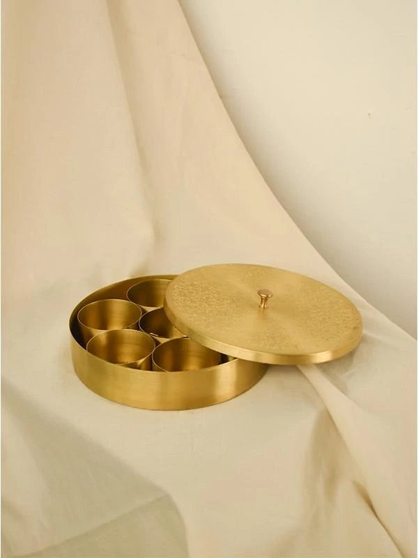 Brass Masala Box