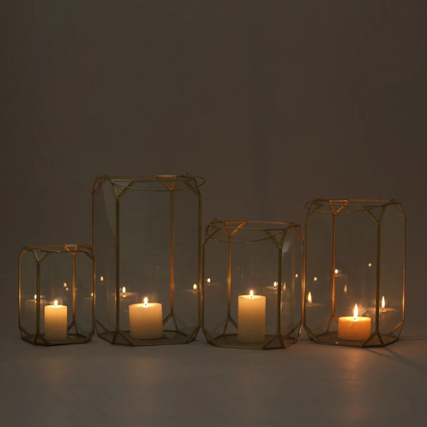 Brass lantern’s (Set of 4)