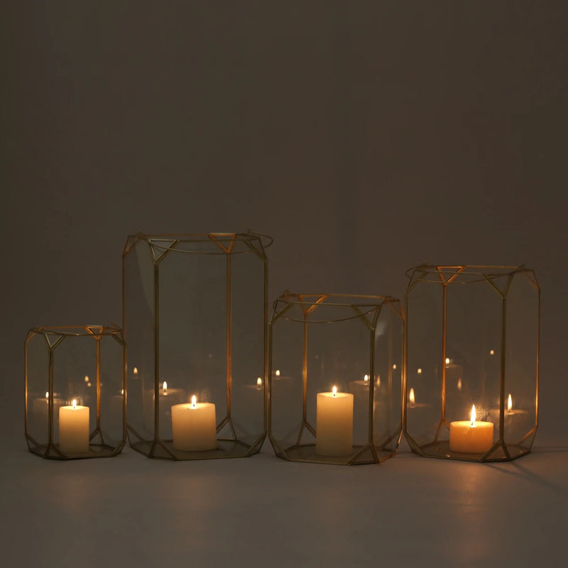 Brass lantern’s (Set of 4)