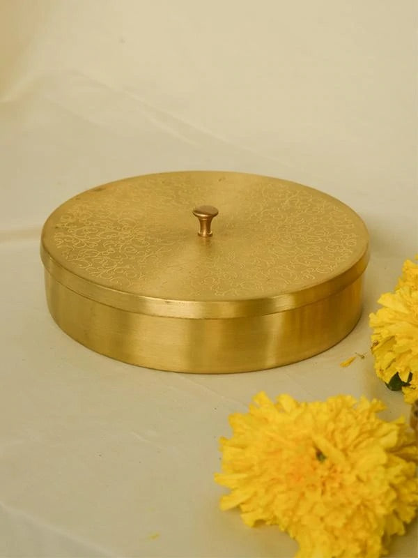 Brass Masala Box
