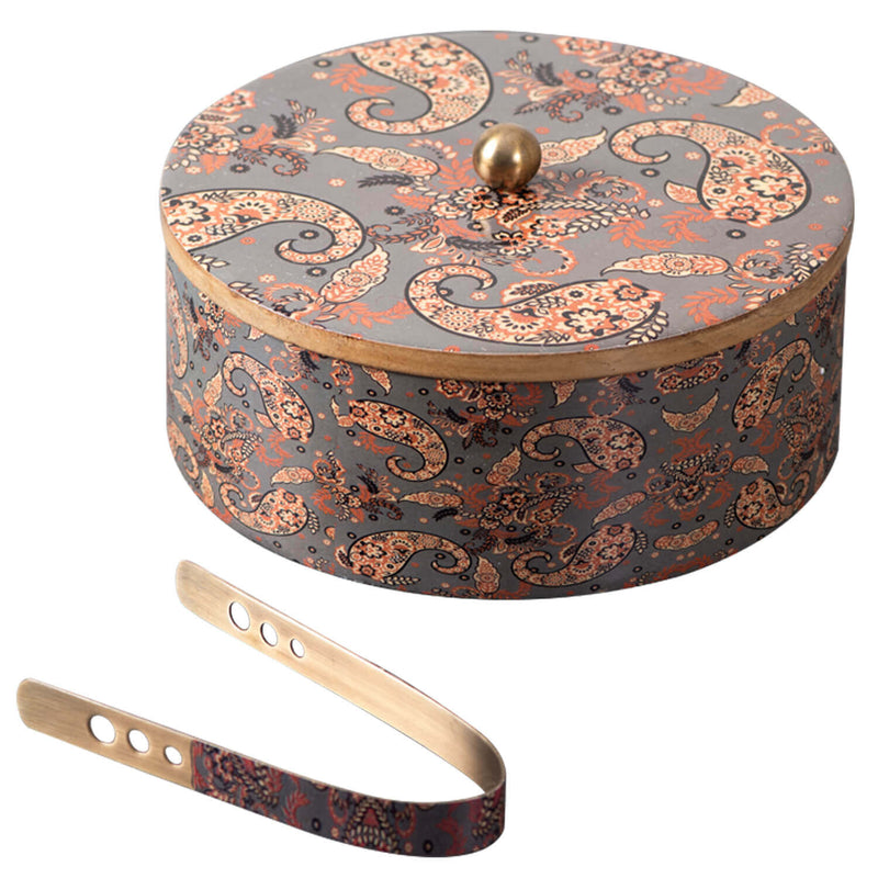 Voguish Chapatti Box Grey Enamel