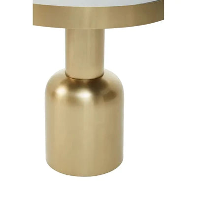 OVO Side Table Black & Gold (Large)