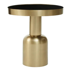 OVO Side Table Black & Gold (Large)