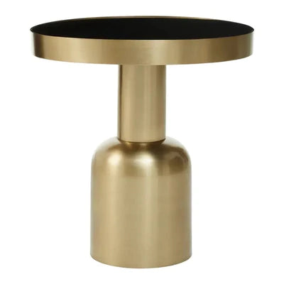 OVO Side Table Black & Gold (Large)