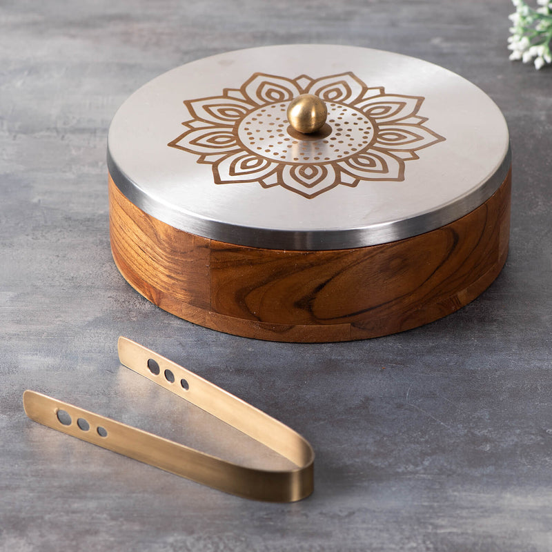 Voguish Wooden Roti Box